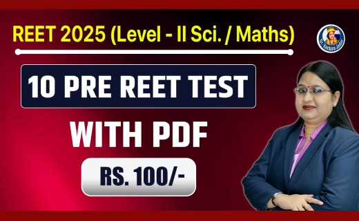 REET Level-2 (Science/Maths) Eligibility Test Series 2025 – Complete Syllabus